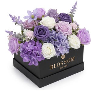 Forever Flowers Gift Box, Luxury Soap Flower for Mom Birthday