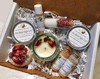 Sampler Set with Bath Salts and Rose Bomb