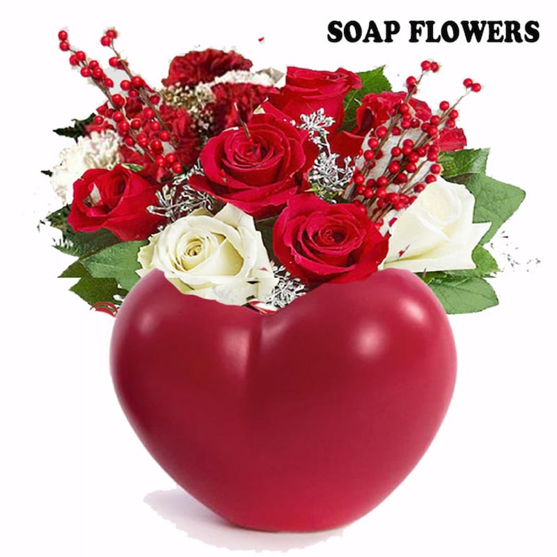 Valentine Forever Flowers Soap