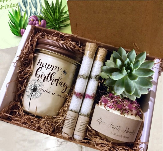 Natural Spa Gift Box, Stress Relief Gift, Happy Birthday Gift Box,happy  Birthday Gift Basket,birthday Gifts Ideas, Gift for Her 