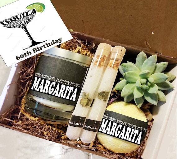 Custom Birthday Gift For Any Birthday Year 60th Birthday Gift Margarita Candle Gift Box Gift Friend Gift Friend Gift Gift For Her By Naturally Gifted Catch My Party