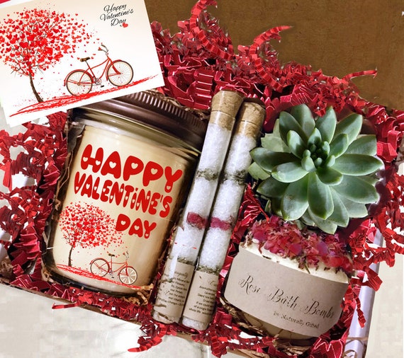 Spa Gift Set Valentine S Day Gift Spa Gift Basket Mother S Day Gift Bath Salts Gift Set Self Care Box Gift For Wife By Naturally Gifted Catch My Party