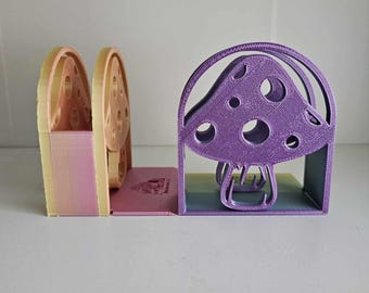 Mushroom Bookend, Mushroom Bookmark Holder, Bookmark Holder, Bookend, Book Decor