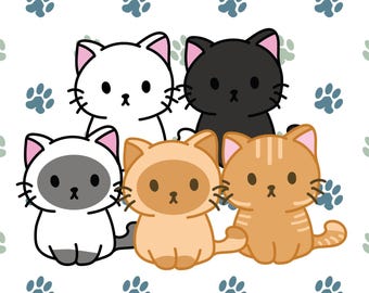 Adesivo brilhante de gato // Adesivos fofos // Presentes para amantes de gatos // Adesivos brilhantes // Felino // Produtos de gato