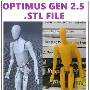 Optimus Humanoid Robot Gen 2.5 - Tesla | Downloadable STL file for 3D Printing