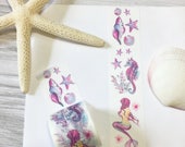 Magical Underwater World Washi Tape Seashell Washi Tape Seahorse Washi Tape Mermaid Washi Tape