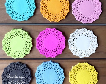 Mini Doily • Paper Lace Doilies • Doodlebug Mini Doilies (75/Pkg) Paper Doily • Color Paper Doily