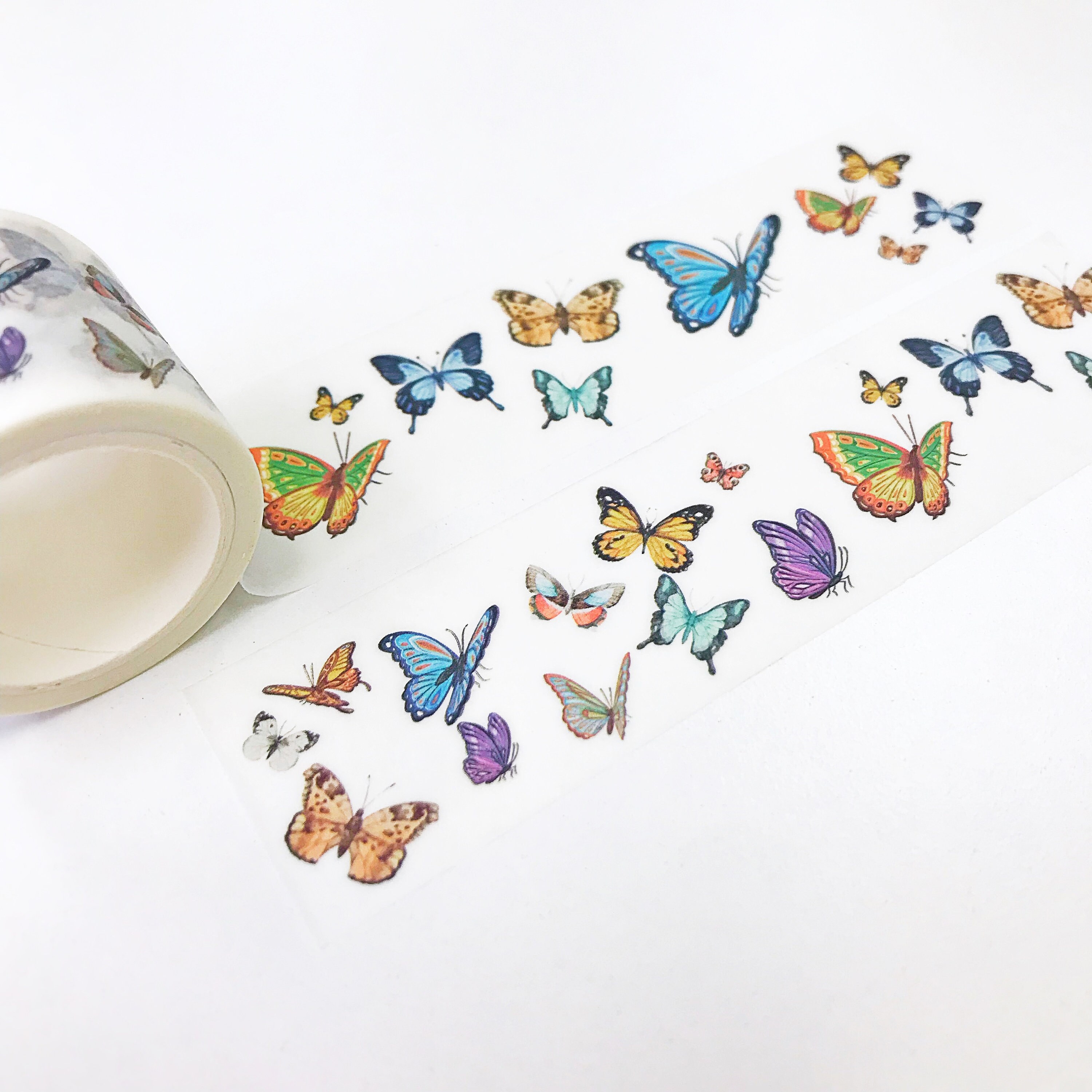 Butterfly Washi Tape Butterflies Garden Tape 184179 Etsy