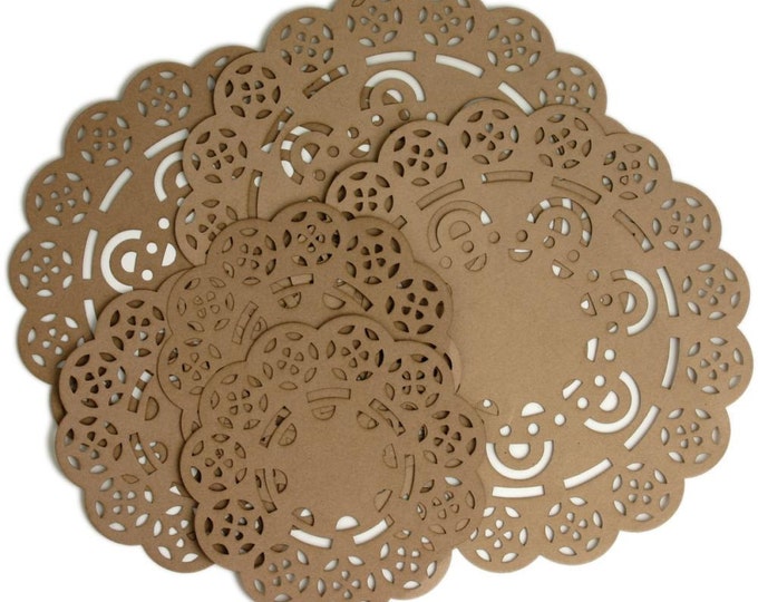 Kraft Paper Doilies Darjeeling Paper Doilies 6/pkg Kraft Doily Paper