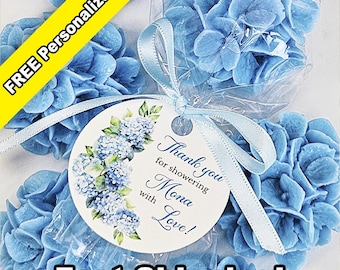 Handmade Dusty Blue Hydrangea Soap Favors: Wedding, Shower Party Gifts
