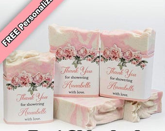 Baby Shower Favor For Baby Shower Party Favors Soap Favors For Guests Dusty Pink Thank you Gifts For Wedding, Dusty Pink Favors For Guests