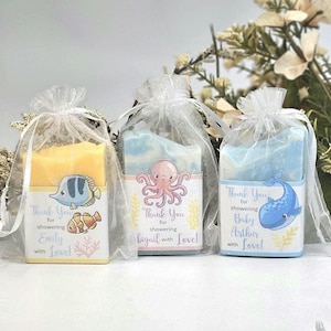 Ocean Theme Bridal Shower Favor Baby Shower Soap Favors Ocean Animals Marine Life Party Decor Under The Sea Theme Party Under The Sea Party