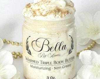 Glitter Whipped Body Butter: Natural Dry Skin Care