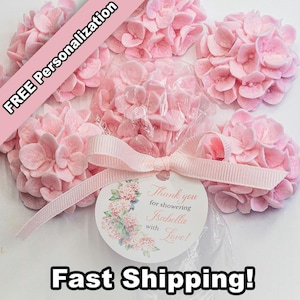Hydrangea Soap Favors, Bridal Shower Soap Gift For wedding Guest Favors Baby Girl Party Favors Pink Soap Favors Hydrangea Flowers Pink.