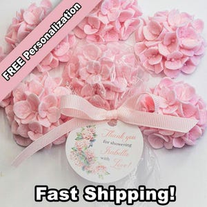 Hydrangea Soap Favors, Bridal Shower Soap Gift For wedding Guest Favors Baby Girl Party Favors Pink Party Favors Hydrangea Flowers Pink.