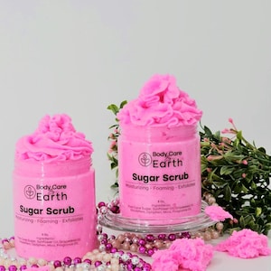 Foaming Sugar Scrub: Natural Exfoliating Body Polisher
