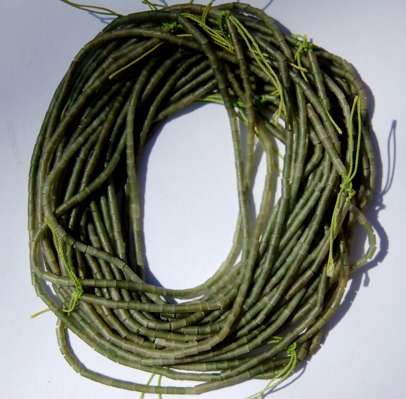 jewelry making supplies circle of stones bead strands natural gemstone beads 3 mm Jade bead strand