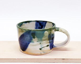 Handpainted porcelain mug