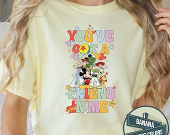 Vintage Toy Story Comfort Colors Shirt: Disneyland Family Tee