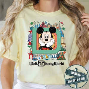Comfort Colors Vintage Mickey Disneyland Shirt,Retro Vintage Disney Shirt,Disneyland Shirt,Disneyworld Shirt,Disney Family Matching Shirt