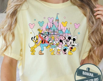 Mickey and Friends Shirt, Comfort Colors Shirts, Mickey Mouse Shirt, Disney World Shirt, Mickey and Minnie, Disney Shirts, Mickey Mouse