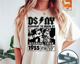 Retro Disneyland Mickey Mouse Comfort Colors T-Shirt