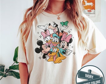 Mickey and Friends Shirt, Comfort Colors Shirts, Mickey Mouse Shirt, Disney World Shirt, Mickey and Minnie, Disney Shirts, Mickey Mouse