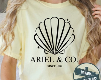 Vintage Little Mermaid Shirt: Ariel & Co. Comfort Colors Tee