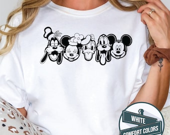 Mickey and Friends Shirt, Comfort Colors Shirts, Mickey Mouse Shirt, Disney World Shirt, Mickey and Minnie, Disney Shirts, Mickey Mouse