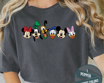 Mickey and Friends Shirt, Comfort Colors Shirts, Mickey Mouse Shirt, Disney World Shirt, Mickey and Minnie, Disney Shirts, Mickey Mouse