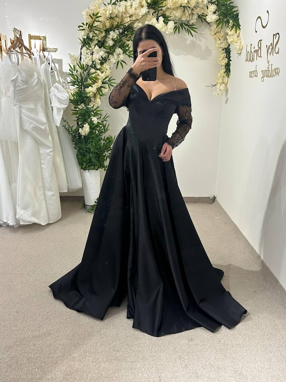 knee length dresses for ladies French Chantilly Lace Boho A-Line Chiffon Wedding Dress