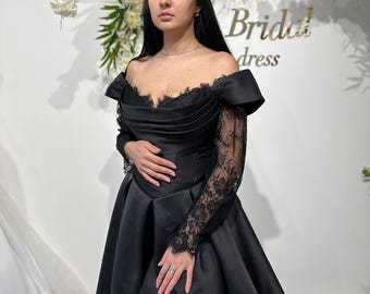 black dress winter wedding comment SHOP to be BEST DRESSED at your next winter black tie event also linked up my pjs , https://liketk.it/5vxzt, follow @shopclassycleanchic for more wedding guest and special