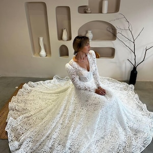 lace dress form Visions Lace Maxi Dress