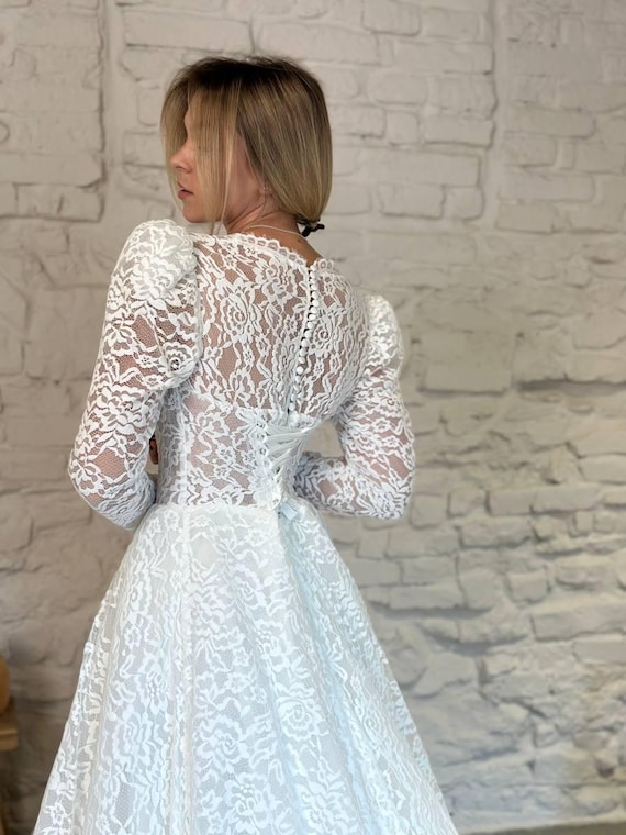 form fitting lace dress Form-Fitting Plus Size Lace Wedding Dress