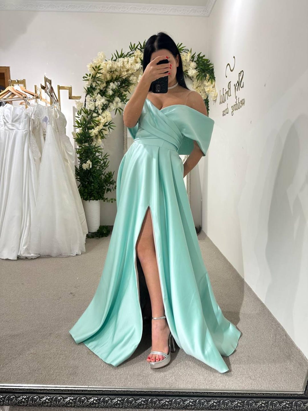 Bodas Vestidos De Dama De Honor Color Menta Dama De Honor Vestido