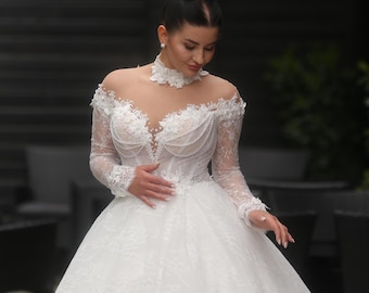galina signature long sleeve wedding dress Wedding Dresses by David's Bridal Galina Signature 2015