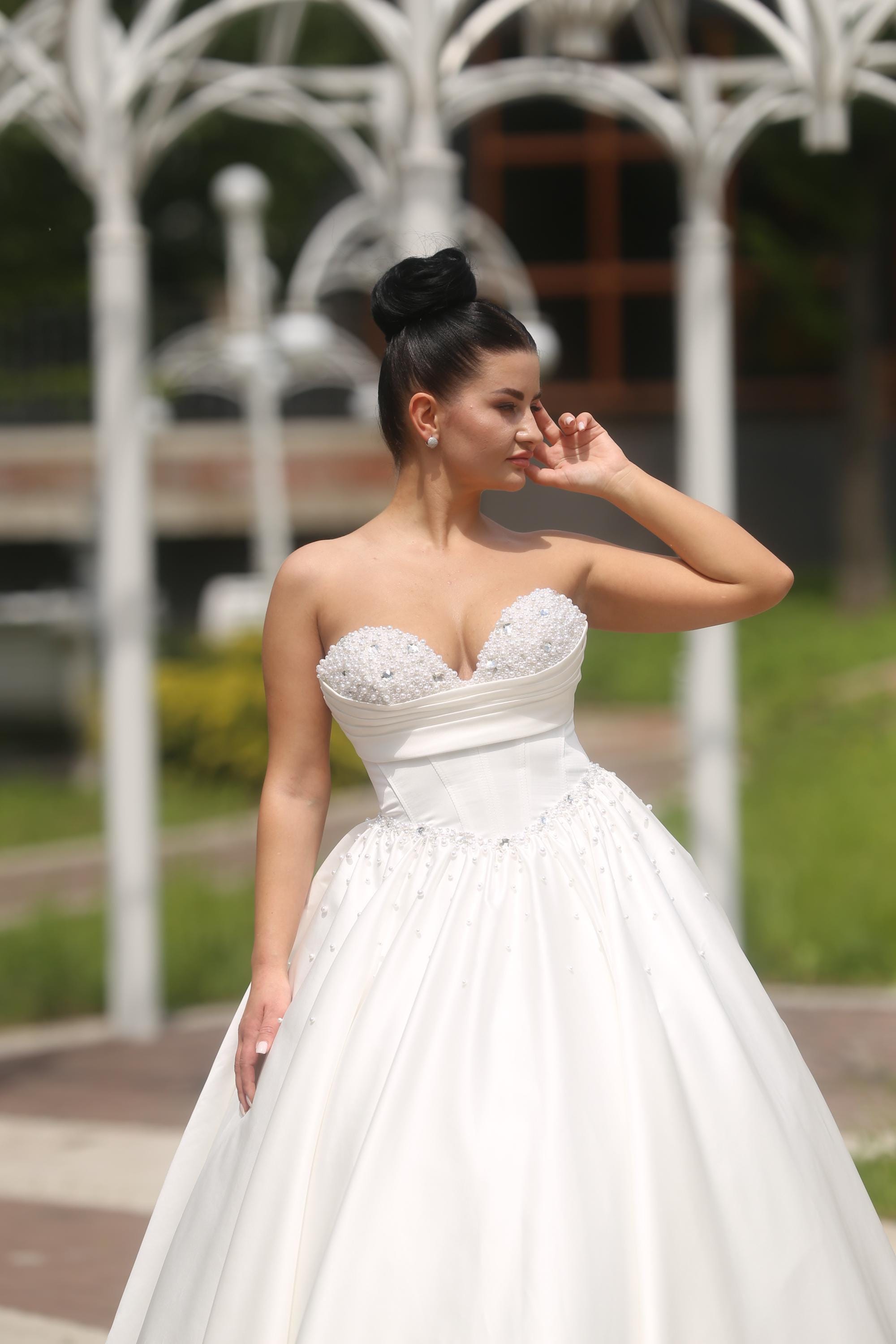 strapless ball gown wedding dress Vittoria Strapless Sweetheart Wedding Dress, Hand