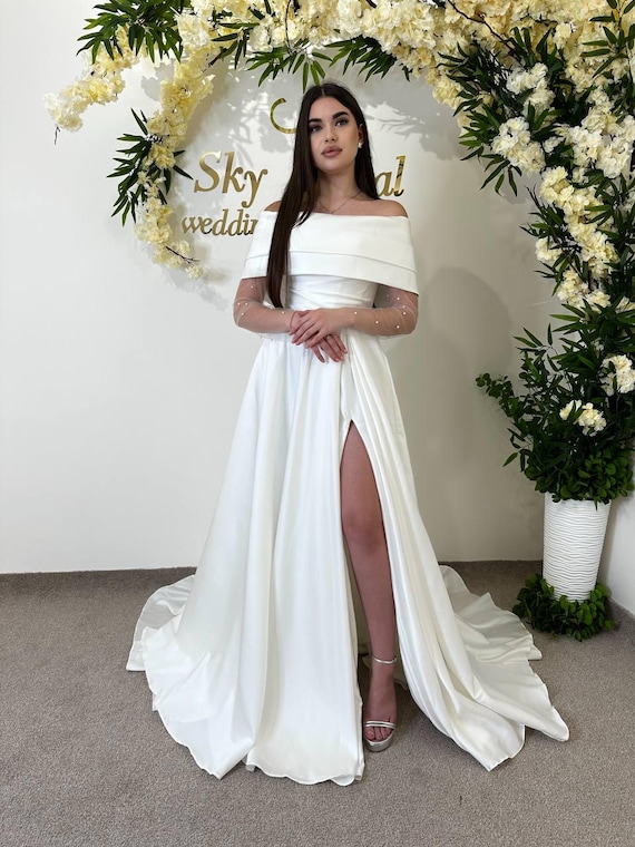 sachin and babi light blue dress Elegant Wedding Dresses & Sleek Gowns