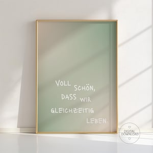 How Lucky Are We Poster: Gradient Quote Wall Art, Friendship Gift Print, Romantic Anniversary Poster, Best Friend Wall Decor