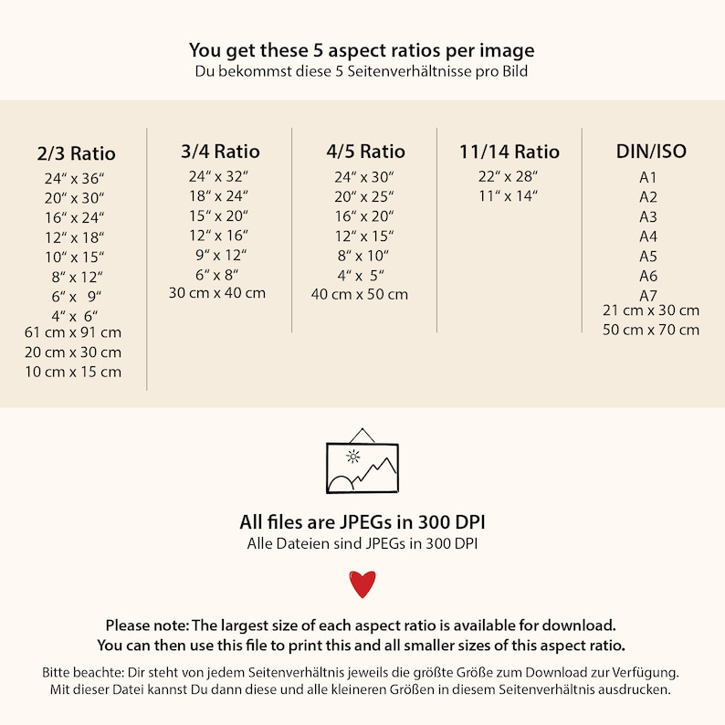 Gelbes Typografie Poster mit dem Wort „Glück“. Modernes Wandbild für Wohnzimmer, Küche oder Büro. Strahlt Motivation, Energie und Positivität aus – perfekt als Geschenk oder Deko für Zuhause und Familie.