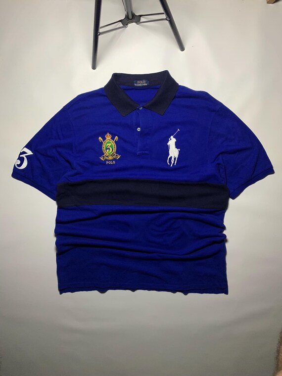Polo Ralph Lauren Vintage Number 3 Big Logo Polos Shirt Etsy UK