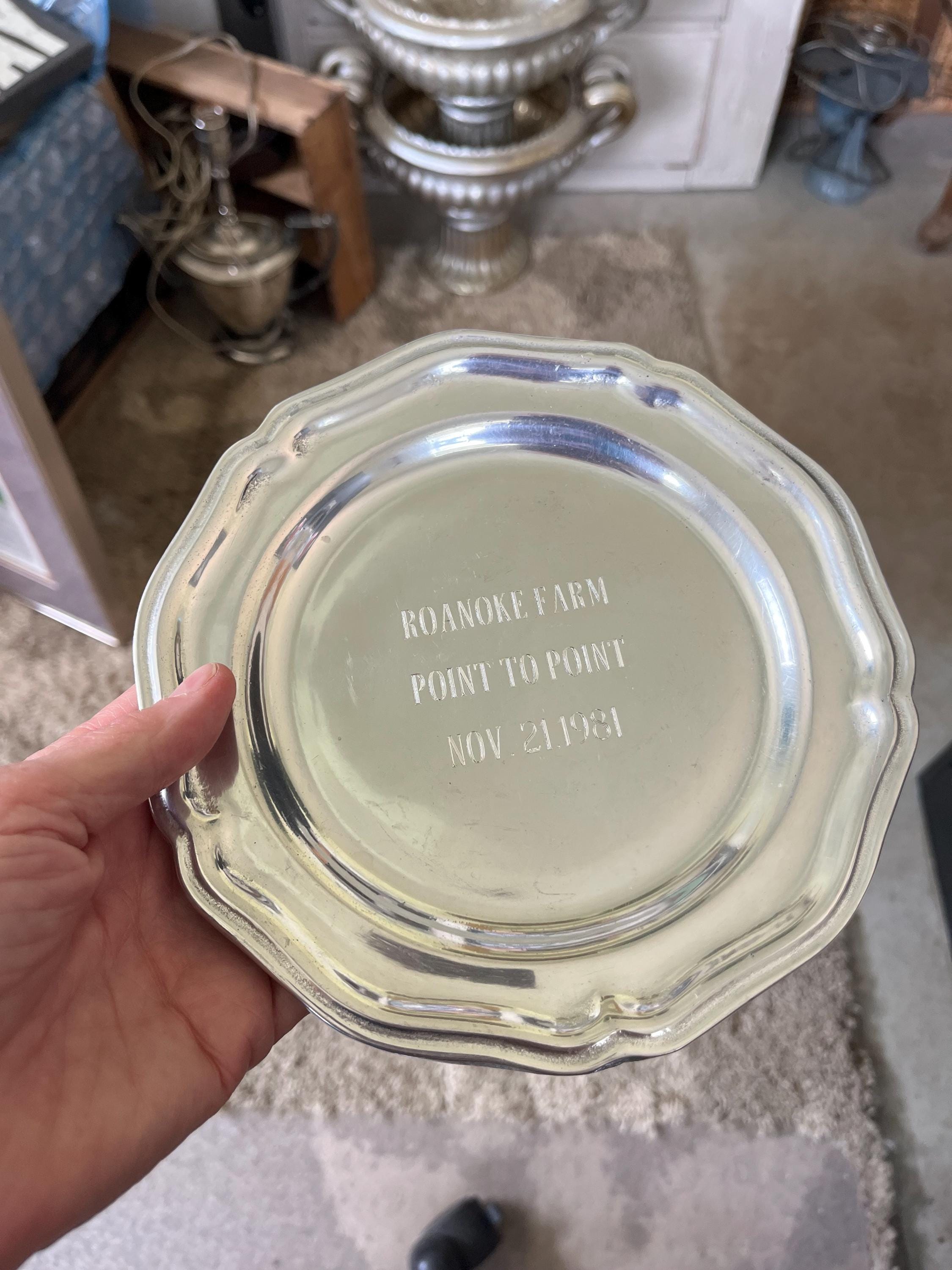Wilton Pewter Plates - Etsy