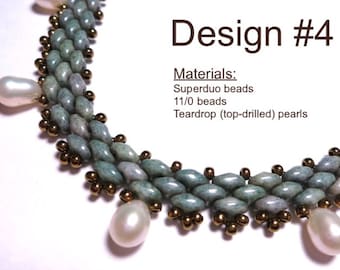 Bead Morph Tutorial | Four Two-Hole Bead Patterns in One | Beginner Beadweaving PDF