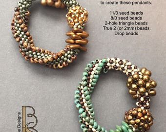 Take 5 Tutorial | Multi-Technique Seed Bead Design | Beadweaving PDF Pattern