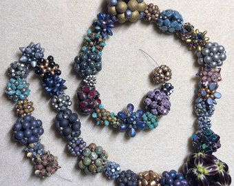 Beaded Ball Tutorial | Fire-Polished Beads & Seed Beads | Beadweaving PDF Pattern