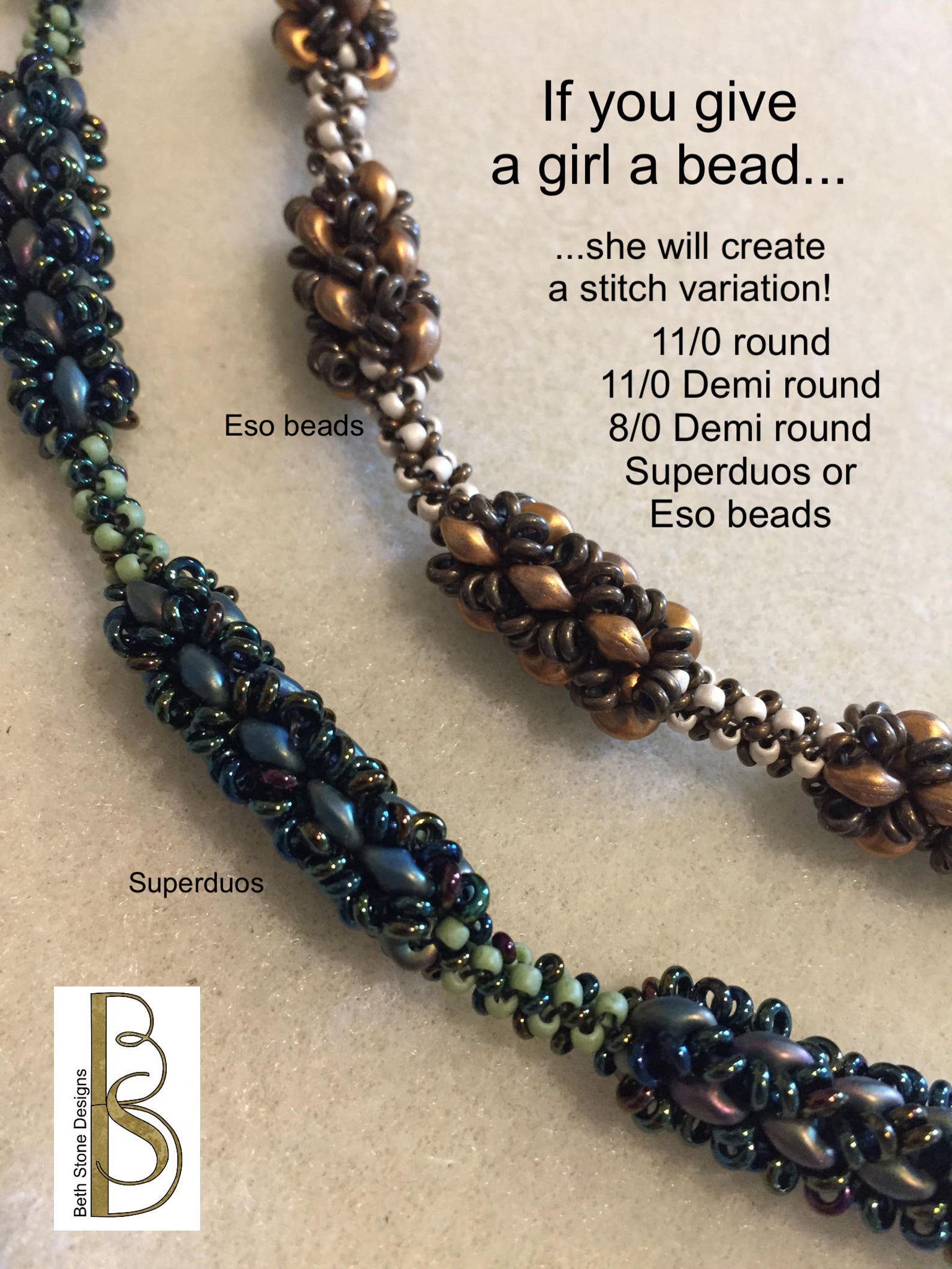 Simply fabulous a Seed Bead Stitch Beadweaving Tutorial by Beth Stone
