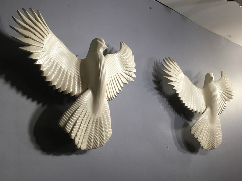 Dove Wall Art Woodcarving by Jason Tennant Inspirational Art Etsy