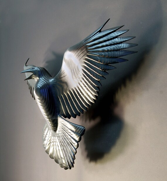 Raven Chandelier Wood Sculpture By Jason Tennant Hand Carved Raven Chandelier Wood Sculpture By, Wood Sculpture Chandelier