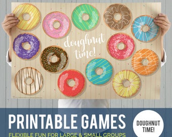 Printable Games: Doughnut Time!