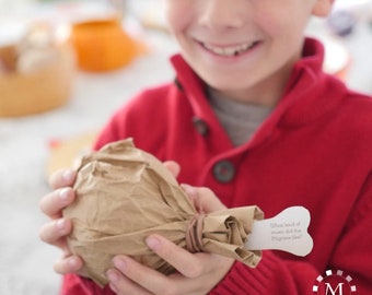 Thanksgiving Kids Table Favor: Turkey Leg Funny Bones